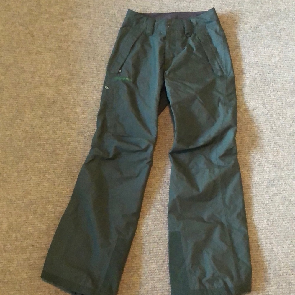 Patagonia XS men’s ski pants -green